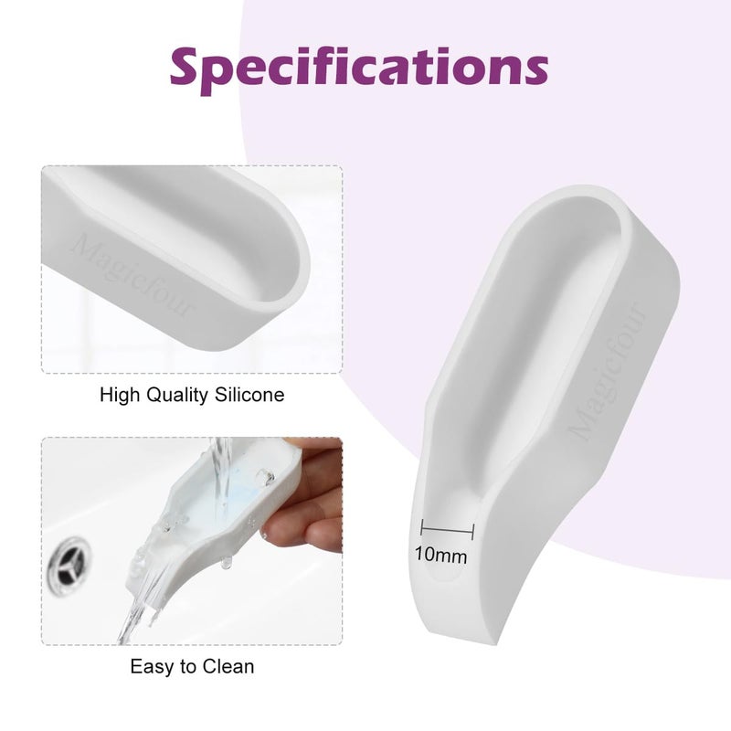 Magicfour Silicone Paint Brush Rest Holder for Watercolor Oil Acrylic Painting Brush, 3 Pcs Artist Brush Holder Caddy Organizer Solution for Painting Accessories- Space Saving Design - Image 5