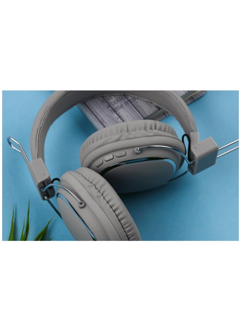 SD-1004 Bluetooth Gaming Headset Computer Surround Wired and Wireless Noise Cancelling with Built-in Mic for Games - Pure Stereo Sound Supports Memory Card - Boys and Girls - Bluetooth Headphones Support AUX Wire Connection Over-Ear Headphone Compatible with Samsung, Sony, Xiaomi, Realme, Huawei, Oppo, iPhone, Android and iOS Phones