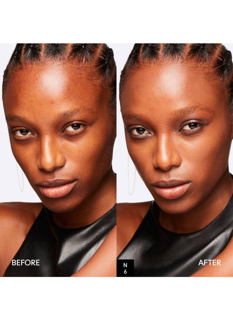 MAC Cosmetics Studio Radiance Face and Body Radiant Sheer Foundation Neutral beige with neutral undertones for medium to dark skin N6  - Image 3