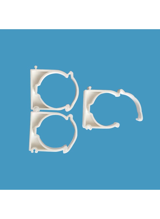 U-shaped Card Ppr Pipe Fittings Water Pipe Clamp Fixing Buckle Buckle Type Pipe Clamp Plastic U-shaped Full Buckle Clamp-Specifications And Models:20 200 PCs/bag  - Image 3
