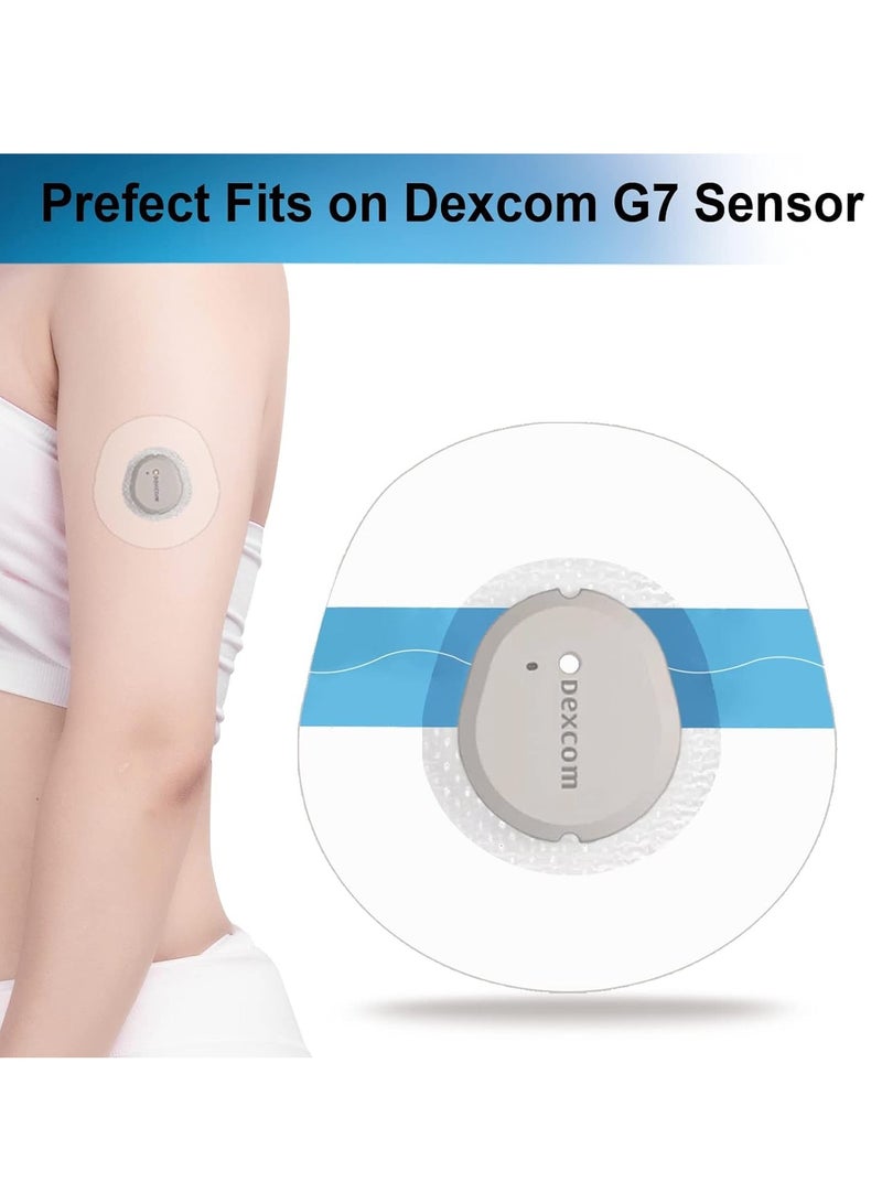 Excefore G7 Adhesive Patches Waterproof 60Pcs Overpatch for G7 Clear Latex Free Overlay Patch Strong Adhesion Long Lasting 10+ Days Sweatproof Breathable Easy to Use Hypoallergenic &Latex Free  - Image 2
