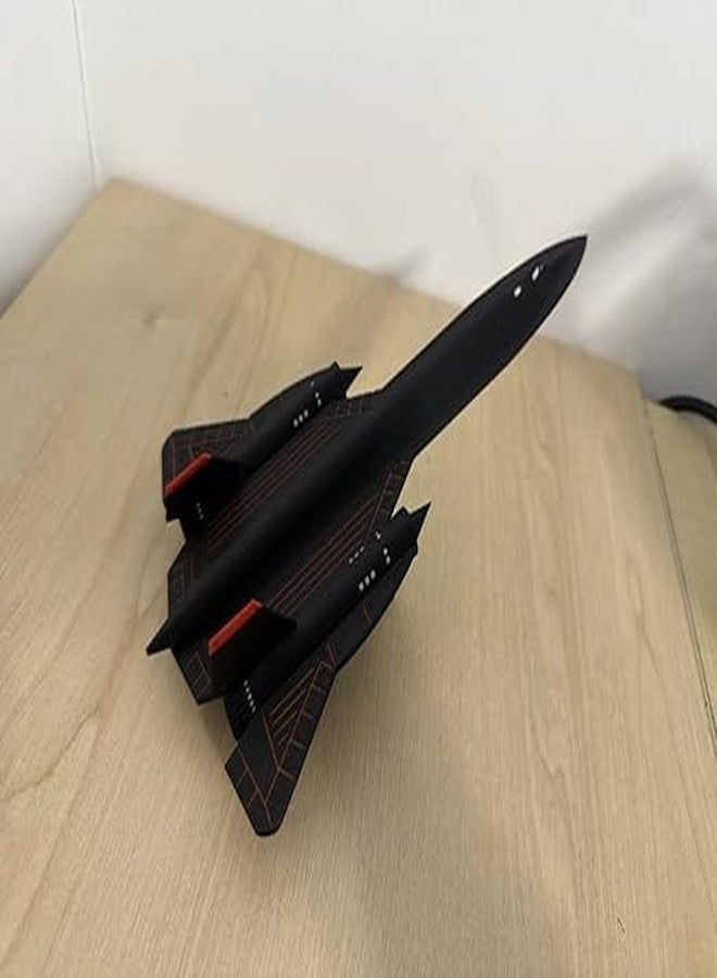 نموذج عرض طائرة بلاكبيرد من شركة 3D CRAFT، مصنوع من البلاستيك المصبوب، لون أسود مطفي، نسخة طبق الأصل بحجم مناسب للمكتب - Image 5