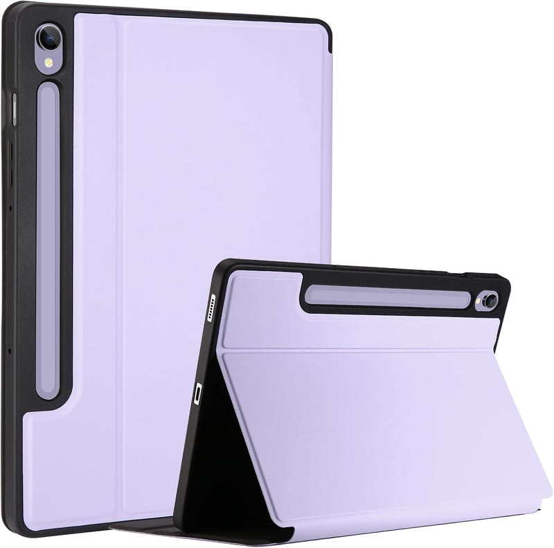 Procases Smart Case For Galaxy Tab S10 Lite / S10 Fe S9 Fe 10.9 Inch With S Pen Holder, Folio Slim Stand Case Hard Back Shell Protective Smart Cover For Galaxy 2025 2024 2023 10.9" 11" -Lavender - Image 1