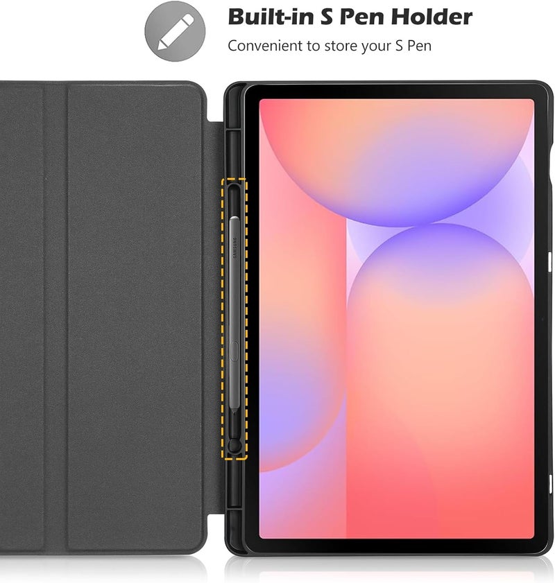 Procases Smart Case For Galaxy Tab S10 Lite / S10 Fe S9 Fe 10.9 Inch With S Pen Holder, Folio Slim Stand Case Hard Back Shell Protective Smart Cover For Galaxy 2025 2024 2023 10.9" 11" -Lavender - Image 2