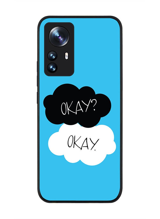 Stylizedd Rugged Black edge case for Xiaomi 12 / Xiaomi 12X Slim fit Soft Case Flexible Rubber Edges Anti Drop TPU Gel Thin Cover - Okay Okay - Image 1