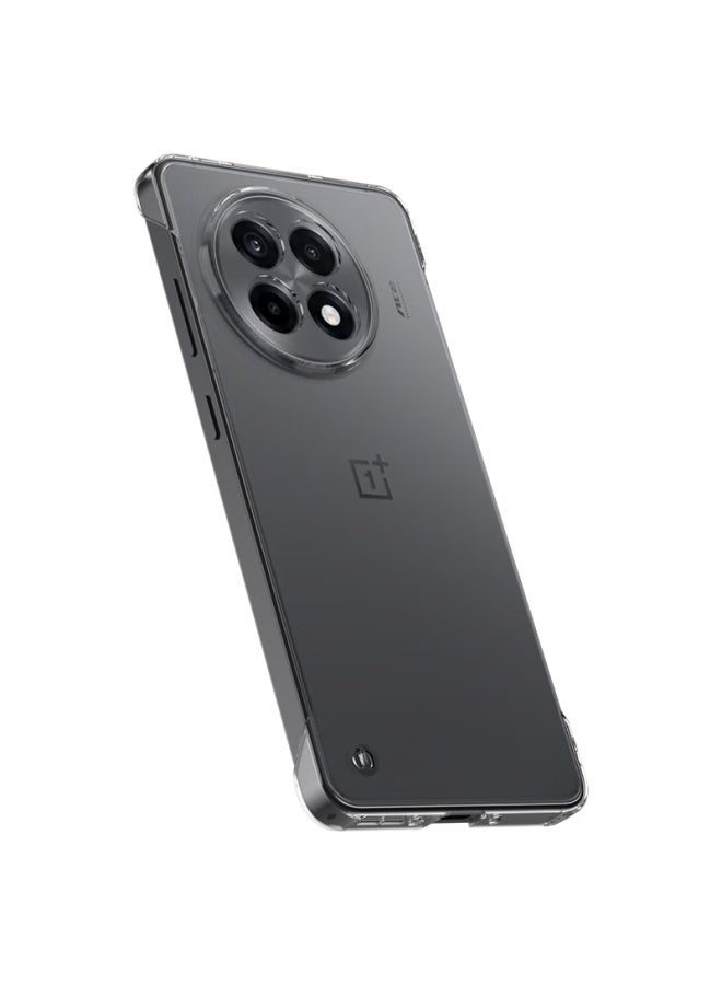 Stryfer Transparent Crystal Plating Half-pack Case For Oneplus Ace5/ace5 Pro, Hard Shell With Naked Sensation, Borderless Design, Uni - Ice Crystal Transparent - Image 2
