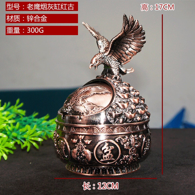 Metal Zodiac Cornucopia Ashtray Alloy Material Metal Crafts Home Decoration Tea Hall Office Gift - Image 1