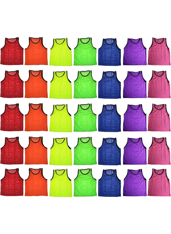 BlueDot Trading BlueDot Trading Youth Sports Pinnie Scrimmage Training Vest  - Image 2