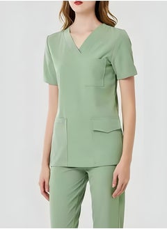 Hot Sale Short Sleeve V Neck Nurse Work Suit - pzsku/Z40AF53FB7E503880AAA8Z/45/_/1739521702/8ddded07-1ef4-4eb3-9003-f0cb3bc81c7a