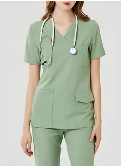 Hot Sale Short Sleeve V Neck Nurse Work Suit - pzsku/Z40AF53FB7E503880AAA8Z/45/_/1739521711/6df313cc-a8fd-4a48-aa25-1f6da5b242d9