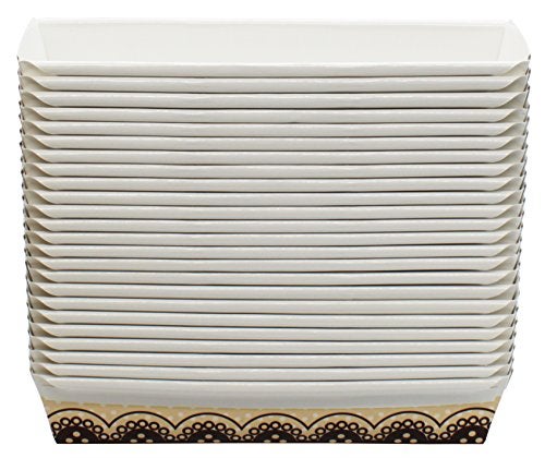 MontoPack Baking Paper Loaf Pans 11 x 3.5 x 2 Inches (Pack of 24) - Image 2