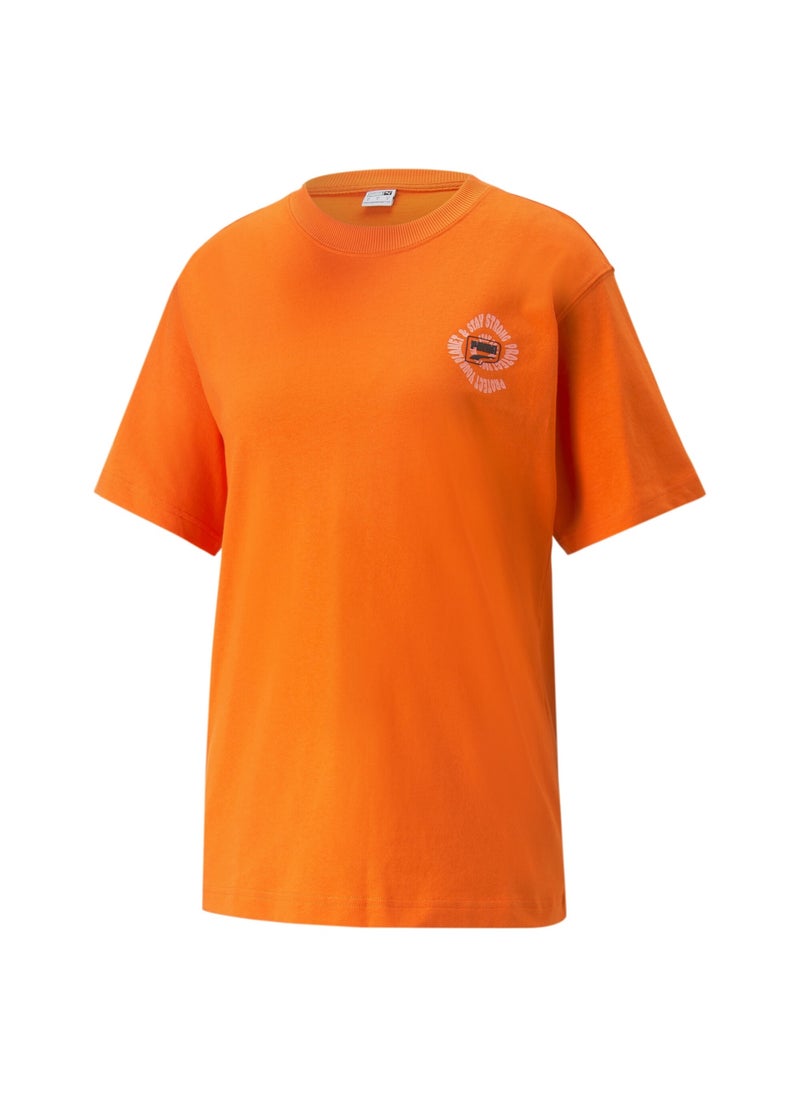 PUMA - DOWNTOWN Womens Relaxed Graphic T-Shirt - Image 1