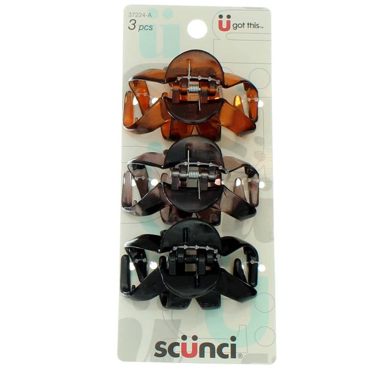 Scunci Effortless Beauty Jaw Hair Clips 3 ea (Pack of 4) - Image 4
