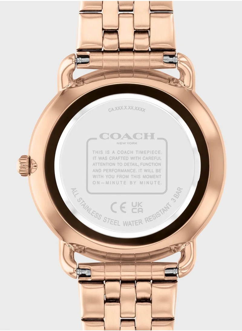 COACH Steel Strap Analog Watch