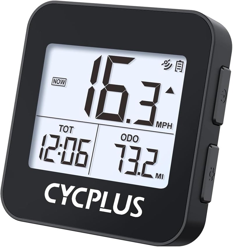 CYCPLUS GPS Bike Computer, Wireless Cycling Computer with Automatic Backlight, Bicycle Speedometer Odometer with Waterproof and Lager Battery, Provide Professional Data Analysis - Image 1