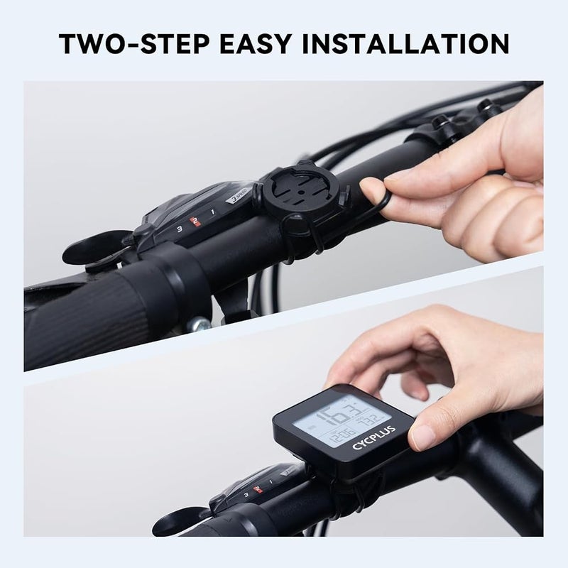 CYCPLUS GPS Bike Computer, Wireless Cycling Computer with Automatic Backlight, Bicycle Speedometer Odometer with Waterproof and Lager Battery, Provide Professional Data Analysis - Image 5