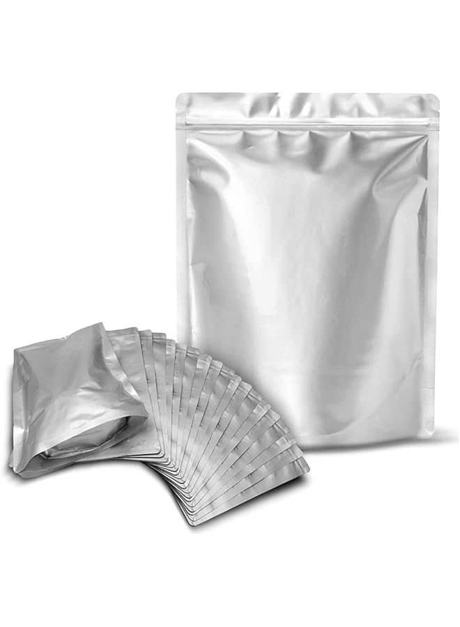 Green Tiger Mylar Bags For Food Storage, 25PCS 9.4 Mil Thick Vacuum Resealable Ziplock Pouches, Long Term Large Food Sealing Bag Refrigerator Preservation Eco-Friendly for Kitchen Camping Hiking Food Storage - Image 1