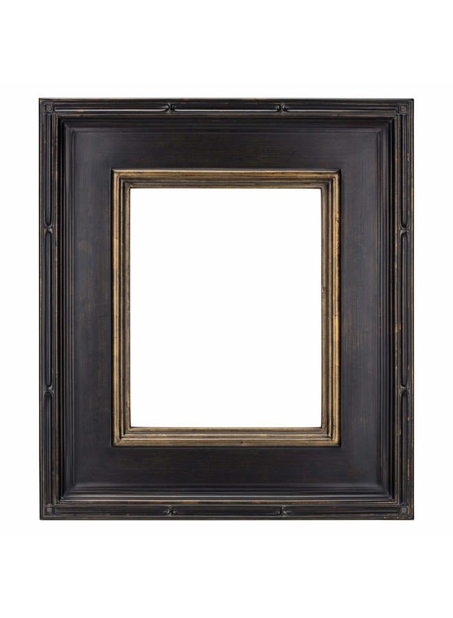 Creative Mark Museum Collection Plein Aire Frames - Museum Quality Plein Aire Frames for Photos, Artwork, Paintings, & More! - Black & Gold - 8x10 - Image 1