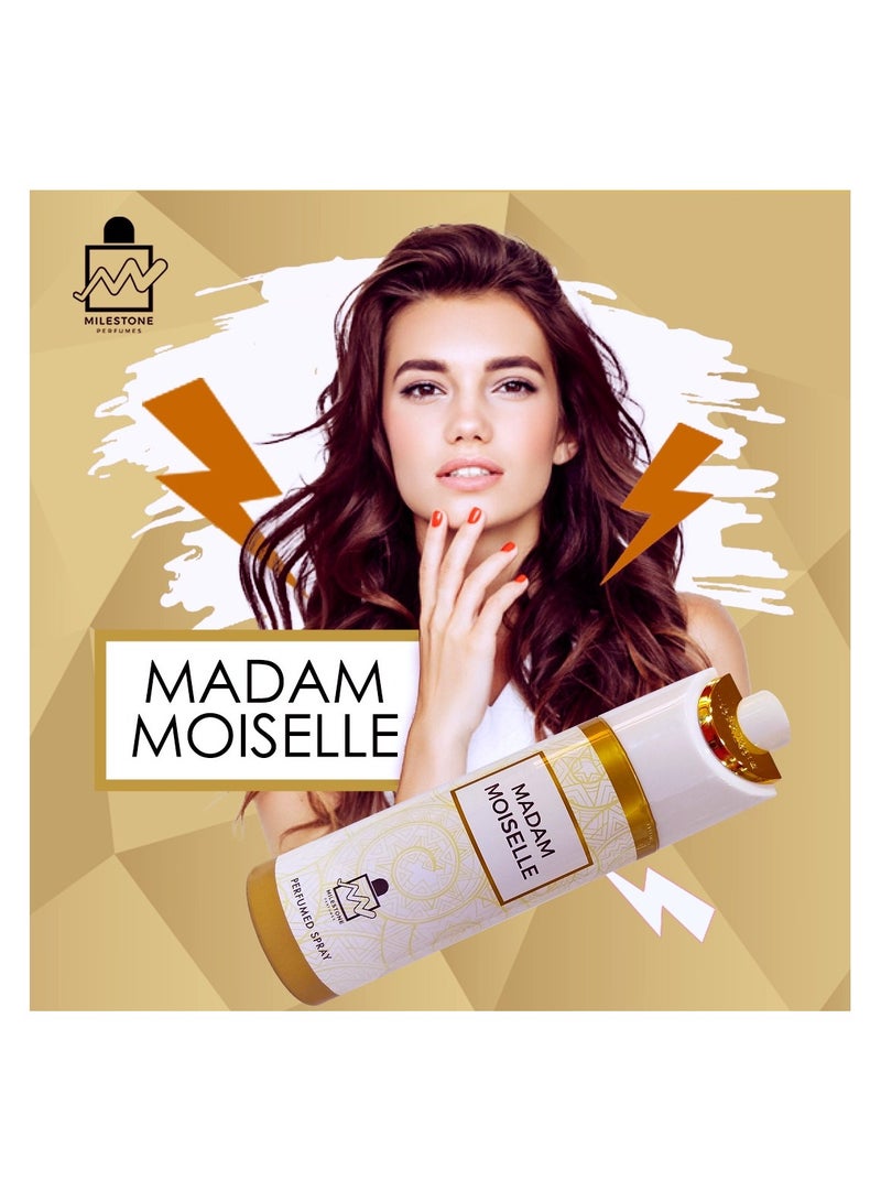 Milestone Madam Moiselle For women Perfumed Spray 200ml - Image 2