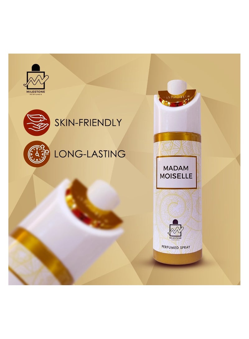 Milestone Madam Moiselle For women Perfumed Spray 200ml - Image 5