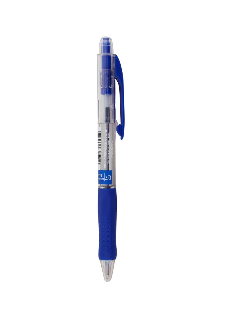 Uniball 1-Piece laknock Ballpoint Pen 0.7mm Tip Blue Ink - Image 1