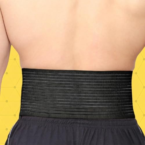 PLETHEON Umbilical Hernia Belt with Compression Pad | Adjustable Abdominal & Navel Support Binder | Breathable Fabric, Pain Relief, Post-Surgery Recovery, Unisex (Black) - Image 4