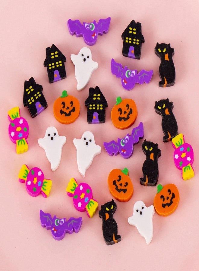 ZAKVOOR 300 Pieces Halloween Mini Erasers, Assortment Novelty Pencil Erasers Bulk for Students Home School Work Classroom Rewards Prizes Gift - Image 3