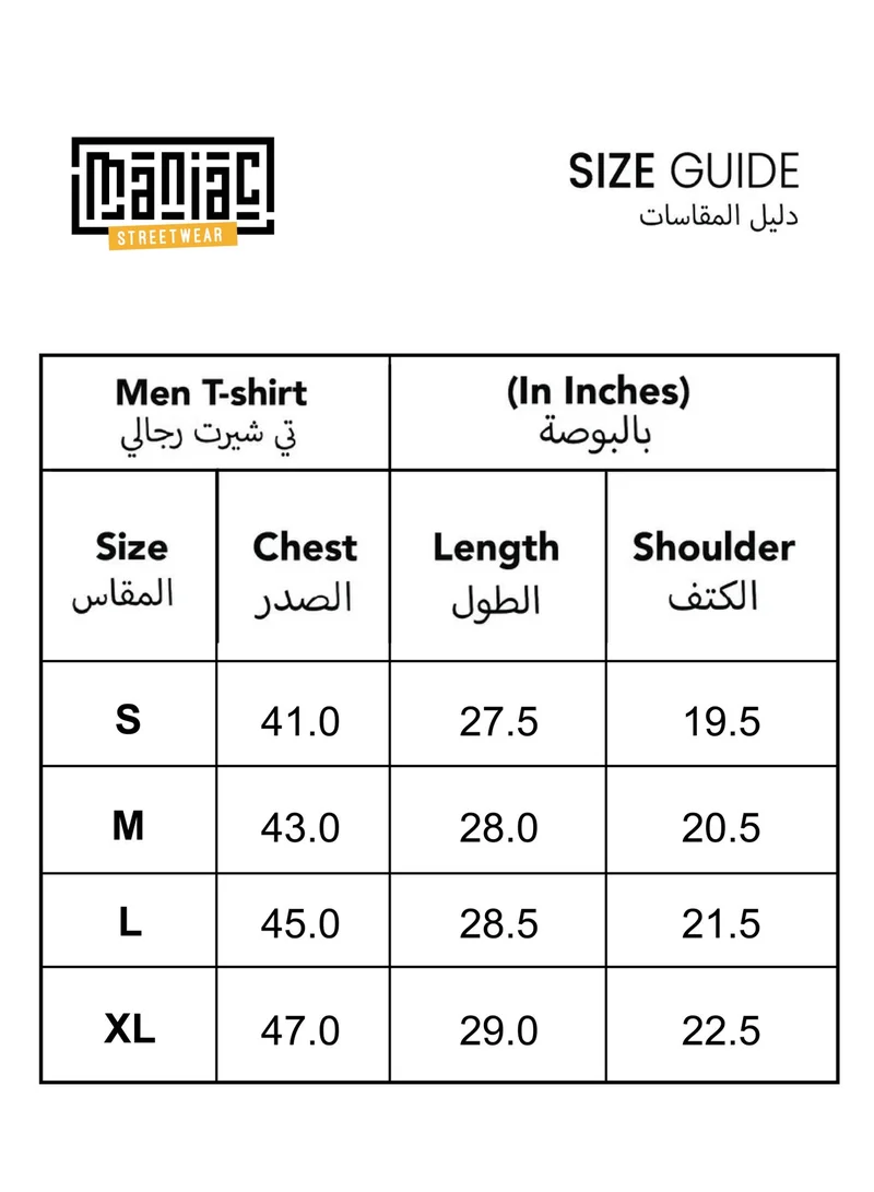Maniac  Maniac Mens polo neck fullsleeve white and lavender cotton oversized t-shirt for Men | Best Price UAE