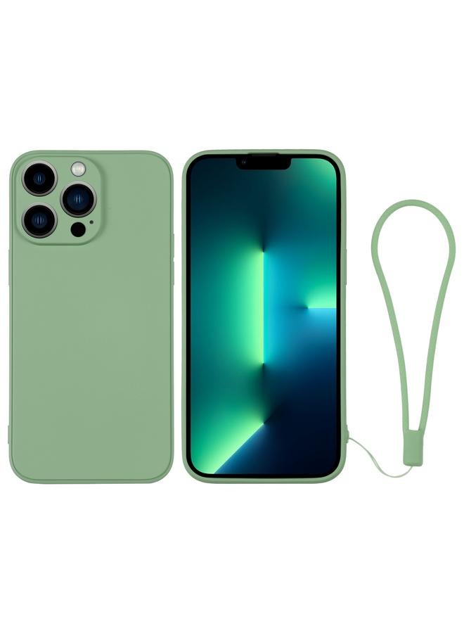 S-TOP Case For iPhone 13 Pro Max Silicone Phone Case with Wrist Strap - Image 1