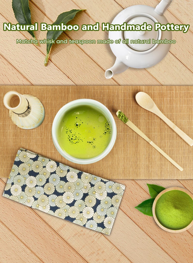 نكومي طقم ماتشا، طقم ماتشا لوجبة الإفطار/اتيه ماتشا، وعاء ماتشا مكون من 7 قطع، طقم خفاقة ماتشا، طقم خفاقة ووعاء ماتشا، طقم خفاقة ووعاء ماتشا لحفل شاي ماتشا، طقم خفاقة ووعاء ماتشا - Image 3