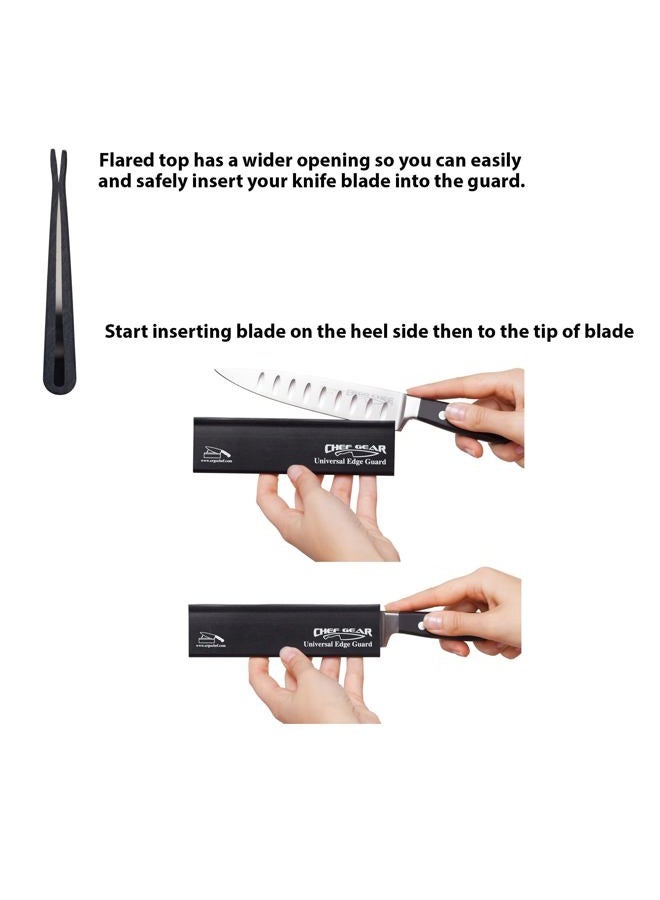 Ergo Chef 5 Piece Universal Knife Edge Guard Set Black - Image 3