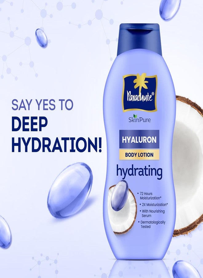 Parachute SkinPure Hyaluron Body Lotion with Virgin Coconut Oil | Deep Hydration for All Skin Types | Moisturises for up to 72 Hours* | Clean, Nourishing Formula | 400 ml - Image 2
