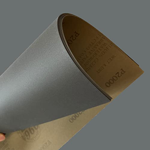 AutKerige 800 Grit Wet Dry Sandpaper, 9 x 11 Inch Sanding Sheets, 15PCS Premium Silicon Carbide Sand Paper for Wood Metal Ceramic or Auto Polishing and Scratches Removing - Image 4