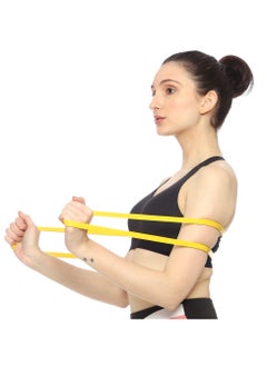 Cuken 5-15 Lbs Resistance Band Pull up Assist Band Heavy Duty Powerlifting Exercise Stretch Bands for Powerlifting, Muscle Toning, Yoga, Stretch Mobility (Yellow)  - Image 3