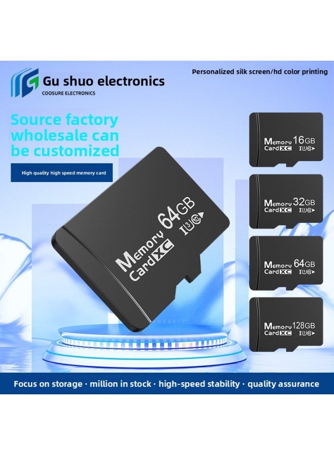 256Gb Large Capacity Tf Card U3 Specification Surveillance Camera Loop Coverage Wide Temperature Durable 