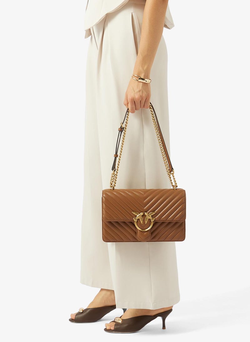 PINKO Medium Love Bag One Chevron - Image 2