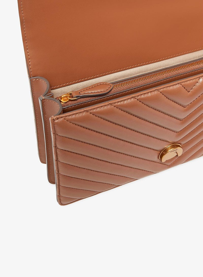 PINKO Medium Love Bag One Chevron - Image 5
