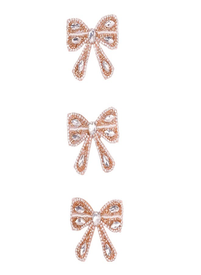 Cart Log CartLog Bow Hair Clips for Girls & Women - Trendy Hair Bows, Aesthetic Hair Accessories, Cute Alligator Clip Bows for Thick & Thin Hair (Design 2) - Image 4