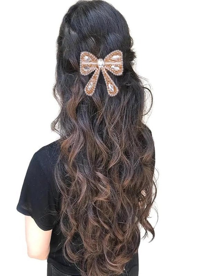 Cart Log CartLog Bow Hair Clips for Girls & Women - Trendy Hair Bows, Aesthetic Hair Accessories, Cute Alligator Clip Bows for Thick & Thin Hair (Design 2) - Image 5