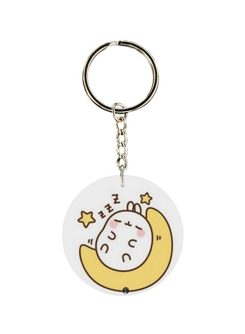 RKN Cartoon Printed Double Sided Keychain