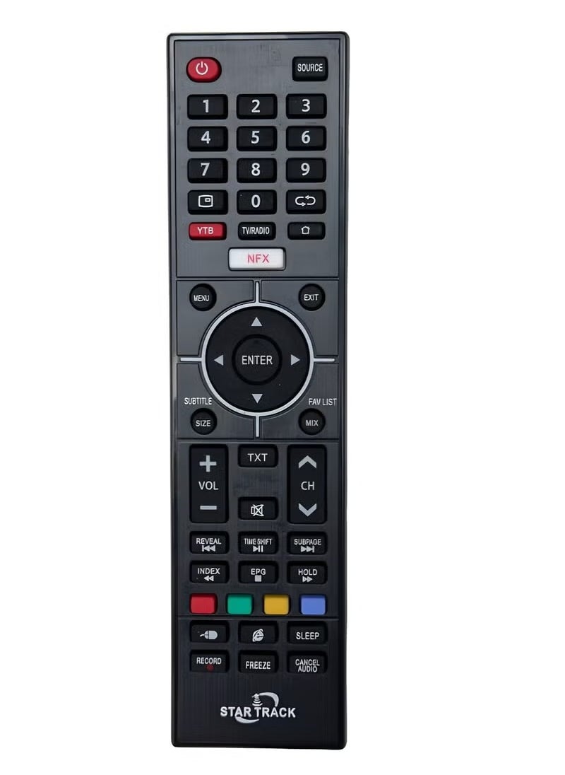 STAR TRACK Universal Smart TV Remote Control | Replacement Remote Compatible with Smart TV Models | Features YouTube & Netflix Shortcut Buttons | Easy Setup, No Programming Required | Ergonomic & Durable Design  - Image 1
