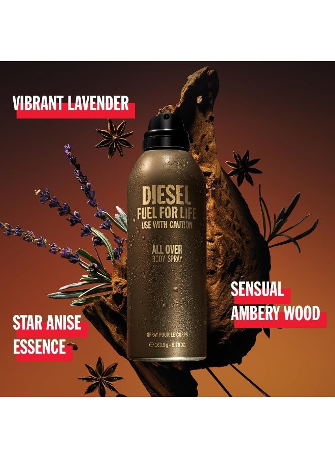 DIESEL Fuel For Life Body Spray For Men - Image 3