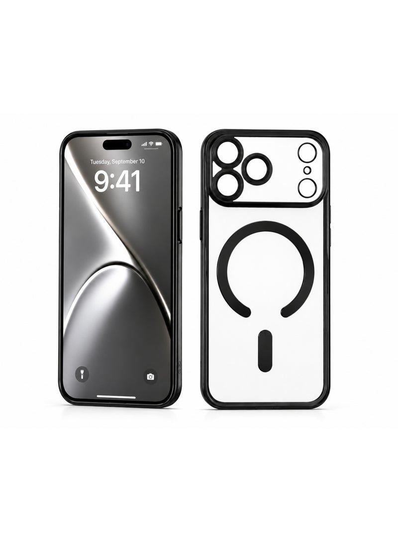 Iphone 17 pro iPhone Case with MagSafe Compatibility, Shock-Absorbing TPU Frame & Aluminum Camera Rings - Image 4