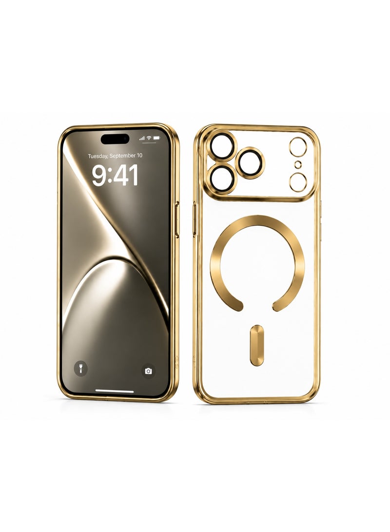 Iphone 17 pro iPhone Case with MagSafe Compatibility, Shock-Absorbing TPU Frame & Aluminum Camera Rings - Image 2