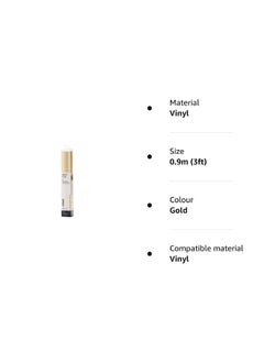 Cricut Smart Vinyl Permanent 33x91 Cm 1 Sheet Shimmer Gold  - Image 4