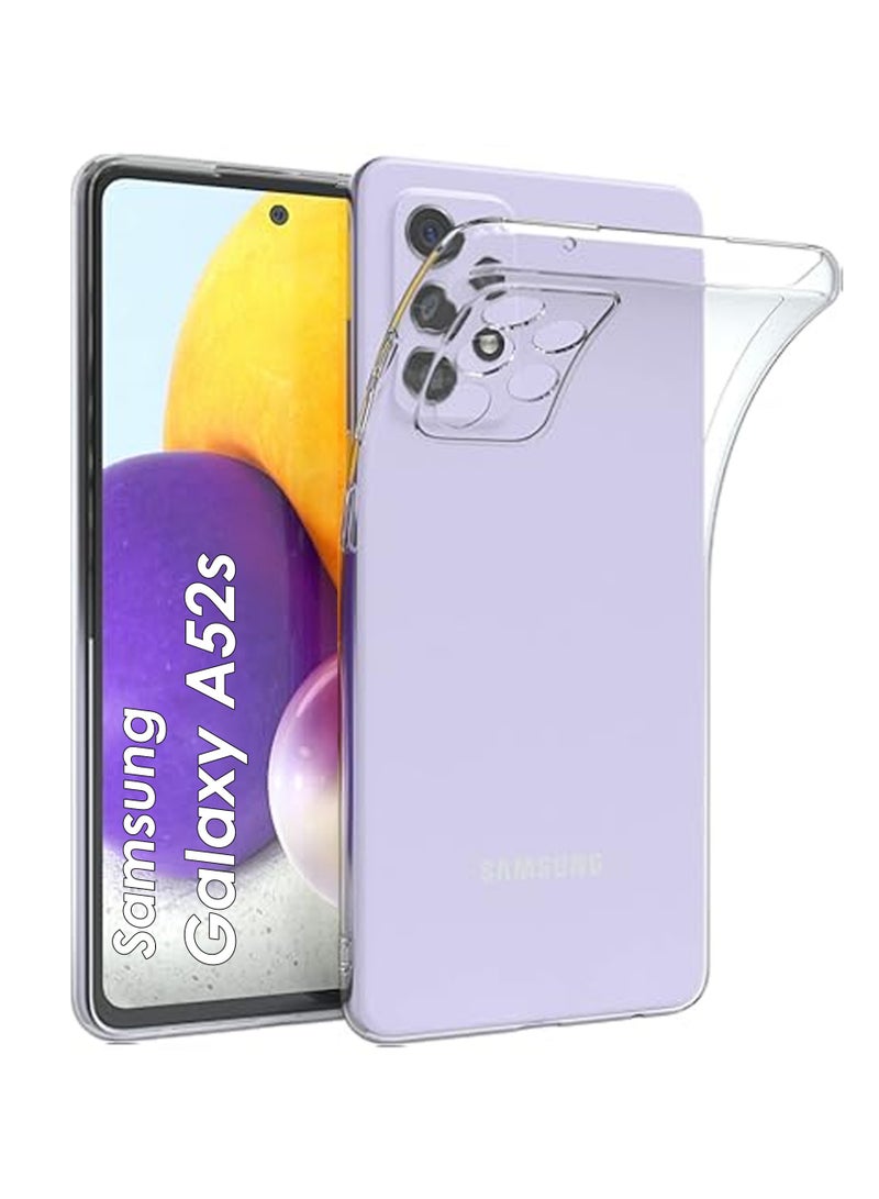 Samsung Galaxy A52s Shock Proof Case Cover - Ultra Clear, Durable & Accurate Cut-outs - Scratch, Dust & Smudge Protection - Transparent Silicon Back Cover for Samsung Galaxy A52s - Image 1