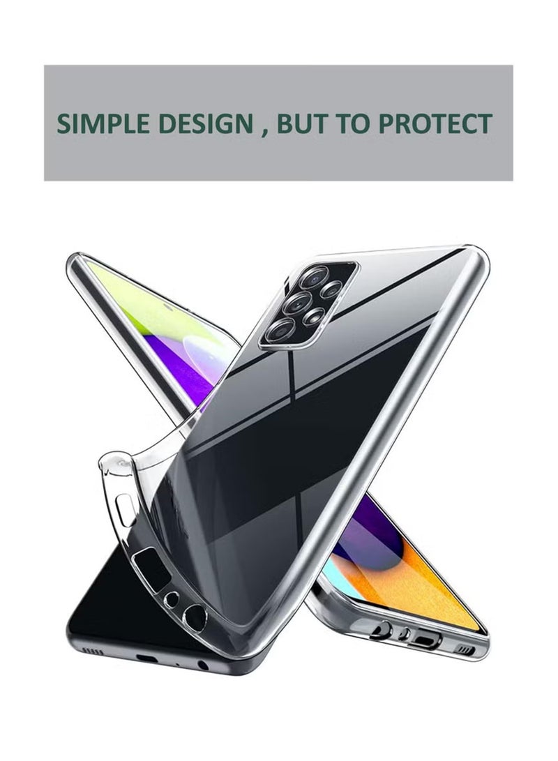 Samsung Galaxy A52s Shock Proof Case Cover - Ultra Clear, Durable & Accurate Cut-outs - Scratch, Dust & Smudge Protection - Transparent Silicon Back Cover for Samsung Galaxy A52s - Image 2