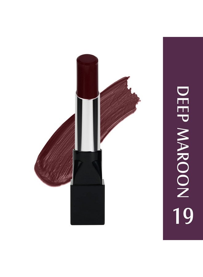 Glam 21 Glam21 Ultra Velvet Lipstick | Long-Lasting Stay On Lips | Lovely Matte Finish | 2.5Gm | Deep Maroon-19 - Image 2