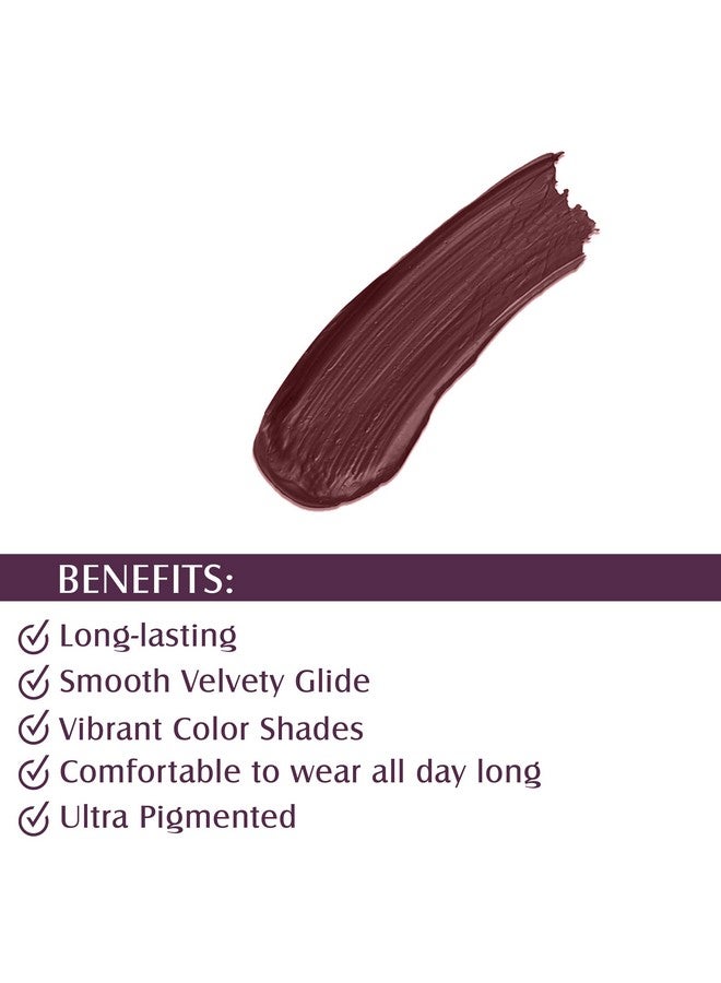 Glam 21 Glam21 Ultra Velvet Lipstick | Long-Lasting Stay On Lips | Lovely Matte Finish | 2.5Gm | Deep Maroon-19 - Image 3