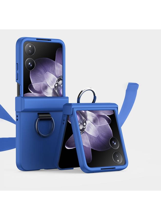 Case For Xiaomi Mix Flip Ultra-thin Skin Feel Ring Phone Case with Hinge